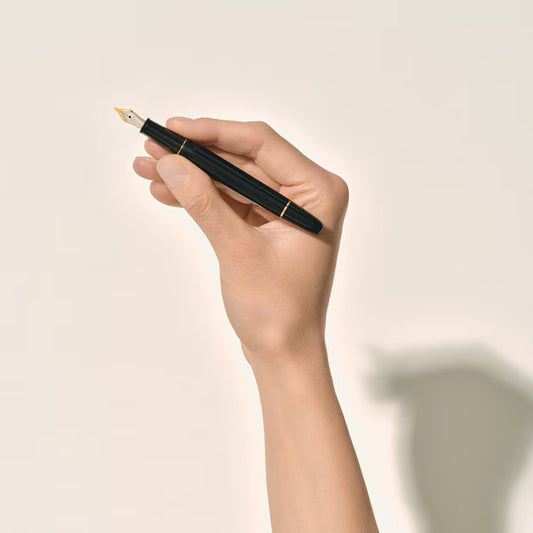 Stylo plume Montblanc Meisterstück Classique plaqué or M 132464
