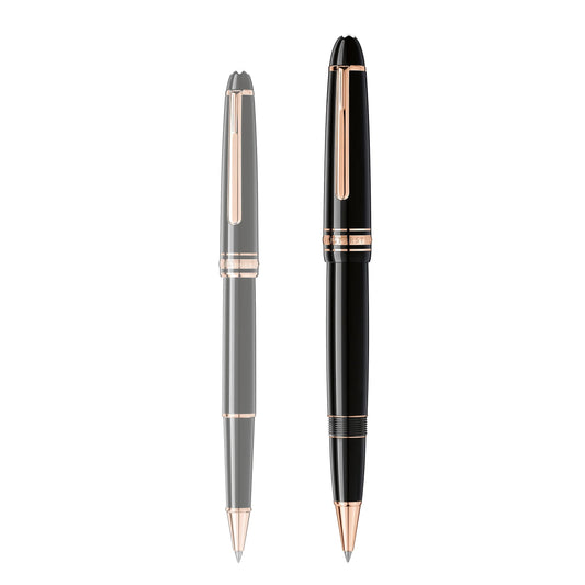 Montblanc roller Meisterstück plaqué or rouge LeGrand 132481
