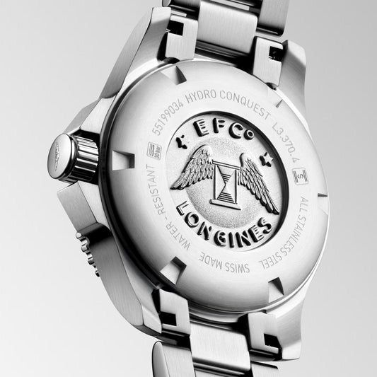 Longines montre Hydroconquest 32mm nacre diamants quartz acier