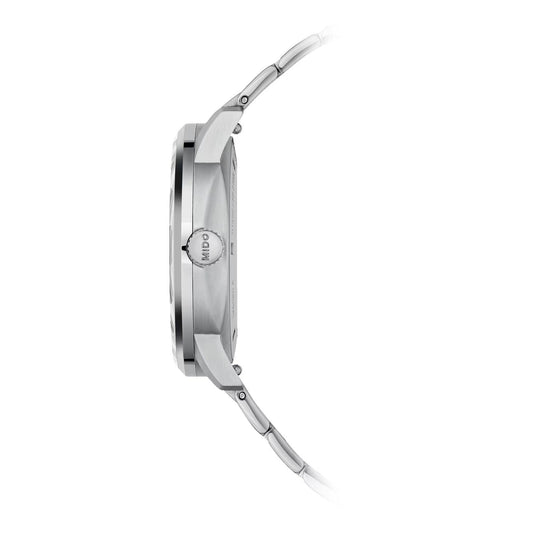 Montre Mido Commander Lady 35 mm en acier automatique avec fermoir en nacre et diamants M021.207.11.106.00