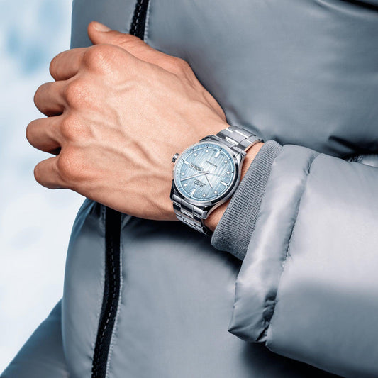 Montre Mido Multifort M Freeze 42 mm Turquoise Automatique Acier M038.430.11.041.00