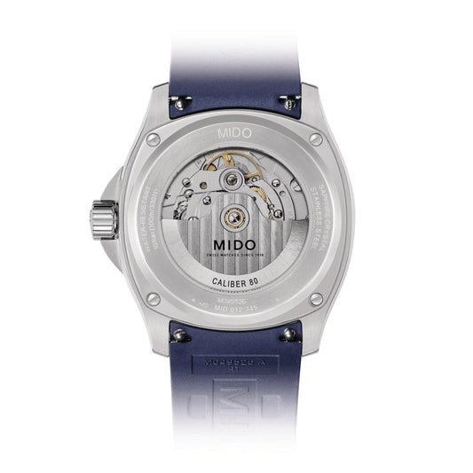 Montre Mido Multifort TV Grande Date 40x39,2mm Acier Bleu Automatique M049.526.17.041.00
