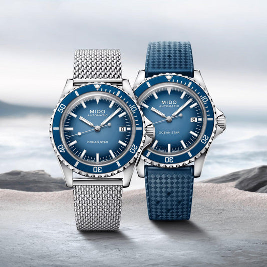 Mido montre Ocean Star Tribute Édition Spéciale 40mm bleu automatique acier M026.807.11.041.01