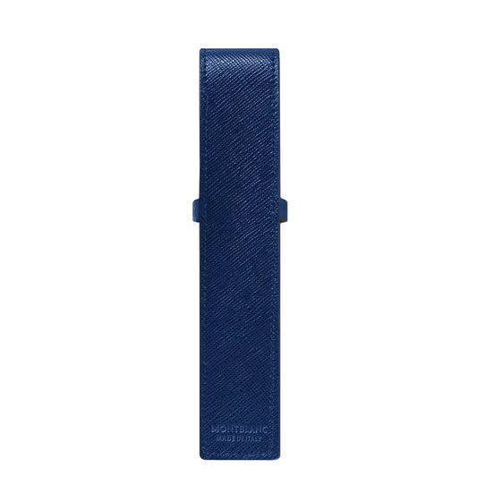 Étui pour instrument d'écriture Montblanc Sartorial bleu 130820