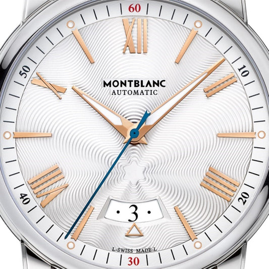 Montre Montblanc 4810 Date 42mm argent automatique acier 114852
