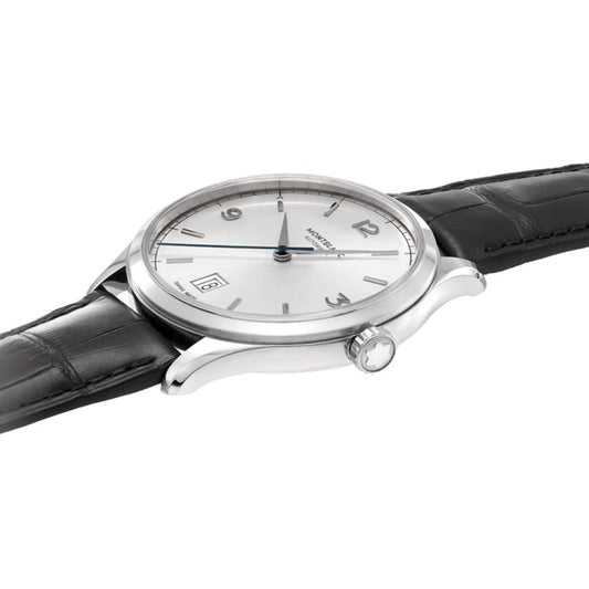 Montblanc montre Heritage Chronometrie 40mm argent automatique acier 112533