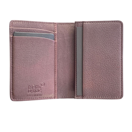 Montblanc Meisterstück Sfumato Bordeaux Porte-cartes de visite en forme de U 123727