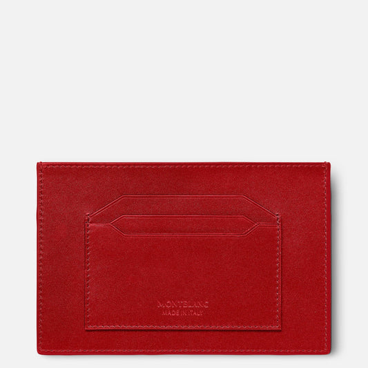 Porte-cartes Montblanc 6 compartiments Meisterstück rouge 129909
