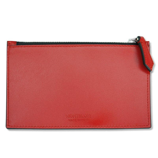 Porte-cartes Montblanc avec zip Meisterstück rouge 129908