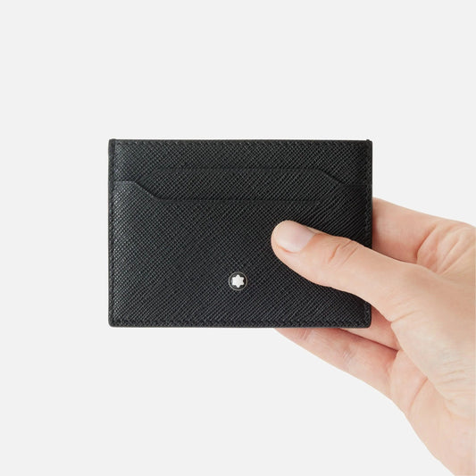 Porte-cartes de crédit Montblanc Sartorial 5 cartes, noir 130324