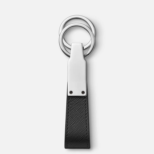 Porte-clés Montblanc Sartorial avec boucle, noir 130747