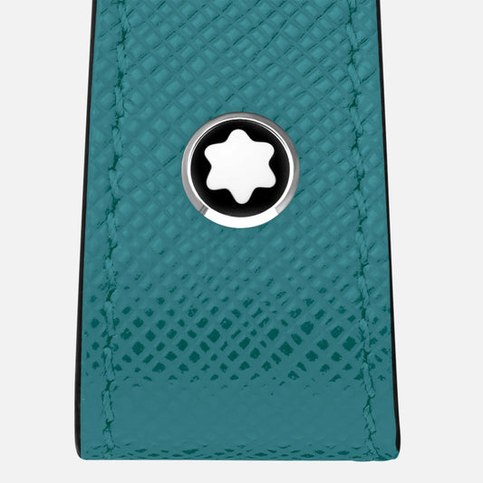 Porte-clés Montblanc Sartorial avec boucle Turquoise 131738
