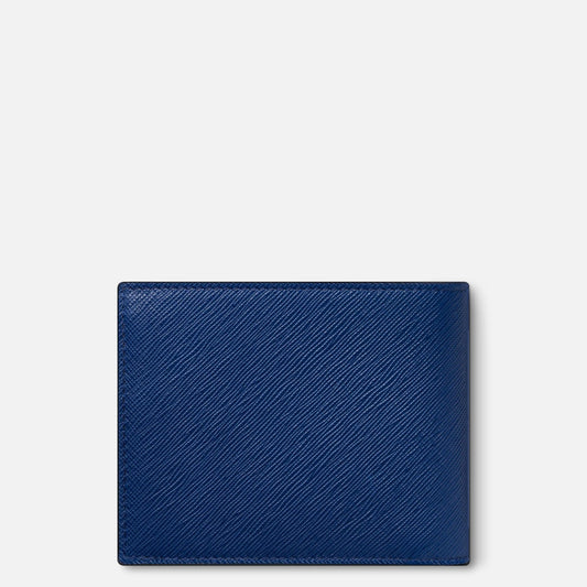 Portefeuille Montblanc Sartorial 6 compartiments bleu 130812