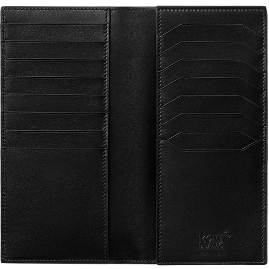 Portefeuille long Montblanc Meisterstück 15cc Noir/Bleu 129681