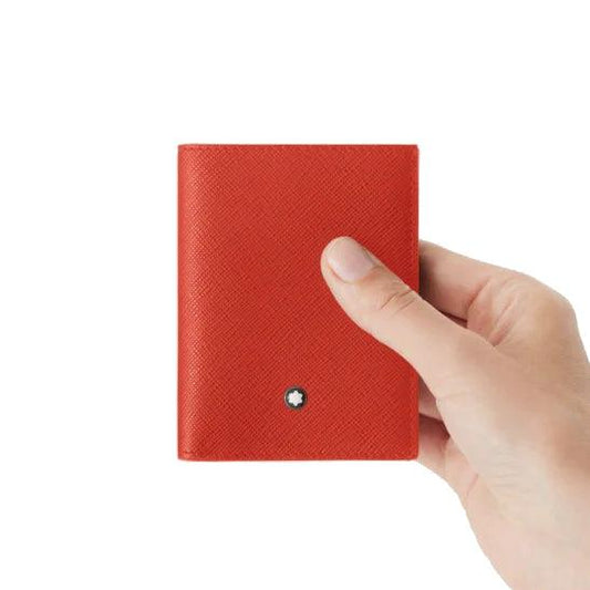 Portefeuille Montblanc Sartorial Mini 4 compartiments Corail 198229
