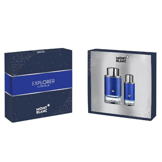 Coffret cadeau Montblanc Explore Ultra Blue 100 ml + 30 ml MB020C03