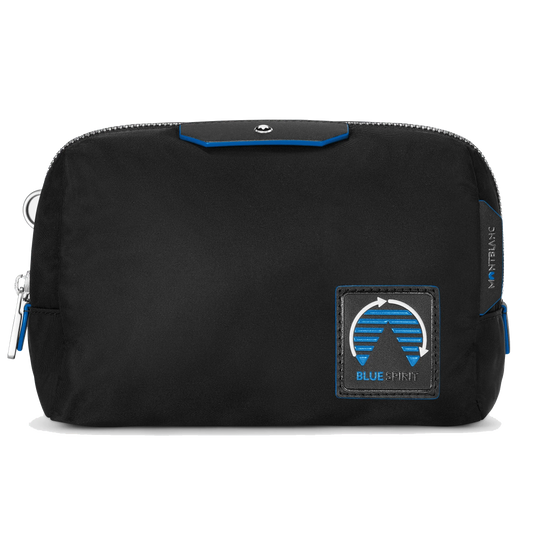 Montblanc trousse de toilette moyenne Montblanc Blue Spirit noir/bleu 128737