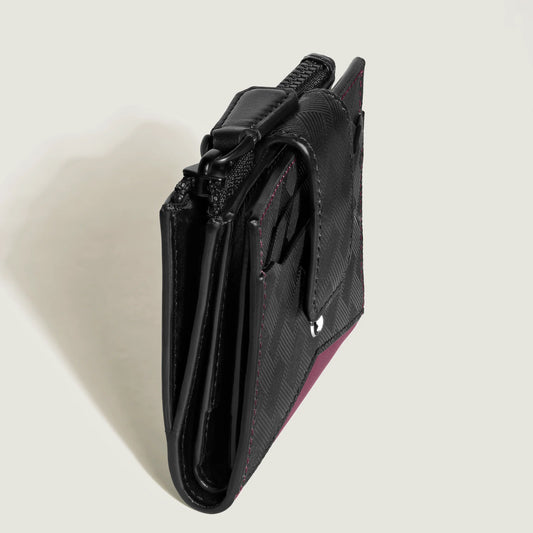 Montblanc portefeuille 6 compartiments mini Extreme 3.0 noir/cassis 199416