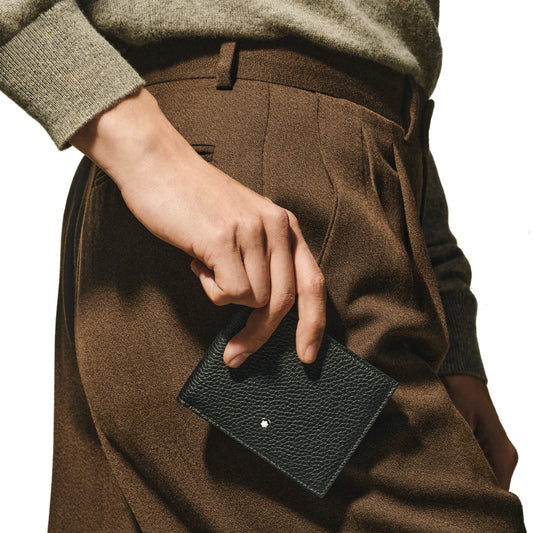 Portefeuille Montblanc 6cc noir 220198
