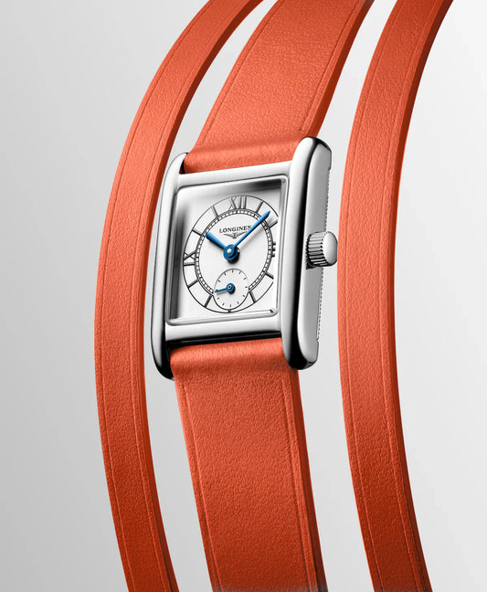 Montre Longines Mini Dolcevita 21,50 x 29,00 mm argent quartz acier L5.200.4.75.8