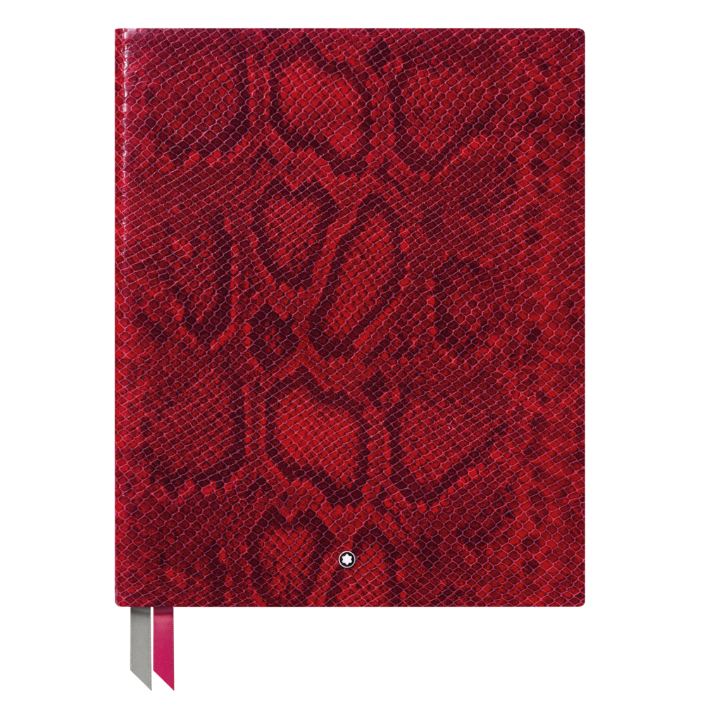 Carnet Montblanc n° 149, ligné, papeterie de luxe, motif python Cayenne 119915