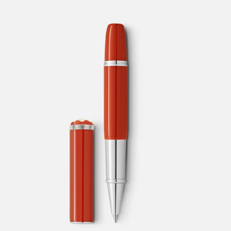 Montblanc roller Heritage Rouge et Noir « Baby » Édition Spéciale couleur corail 127857