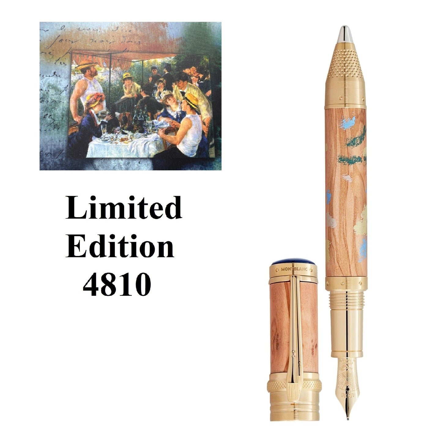 Stylo plume Montblanc Masters of Art Hommage à Pierre-Auguste Renoir Édition Limitée, plume 4810, M 131981