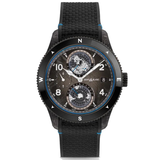 Montblanc 1858 Geosphere Carbo₂ 0 Oxygen Édition Limitée 1969 Pièces 43mm Noir Automatique 132300