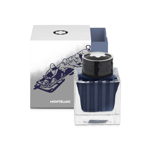 Bouteille d'encre Montblanc 50 ml Meisterstück x Olympic Heritage Chamonix 1924 bleu 132953