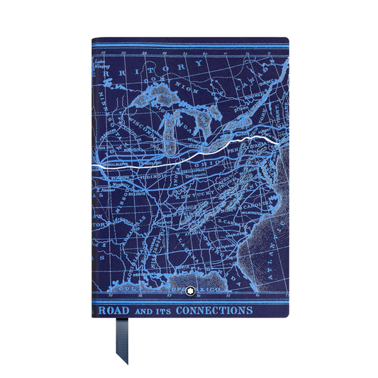 Carnet Montblanc n° 146 ligné Meisterstück Le tour du monde en 80 jours bleu 134713