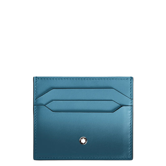 Porte-cartes Montblanc Meisterstück 6cc Bleu Fumé 199268