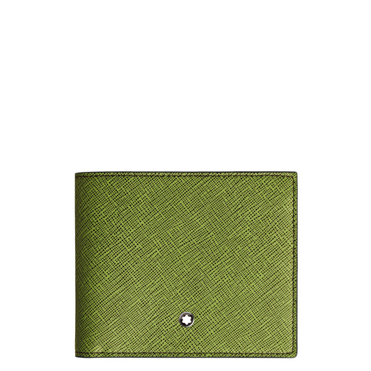 Portefeuille Montblanc Sartorial à 8 compartiments, multicolore citron vert/cassis 199356