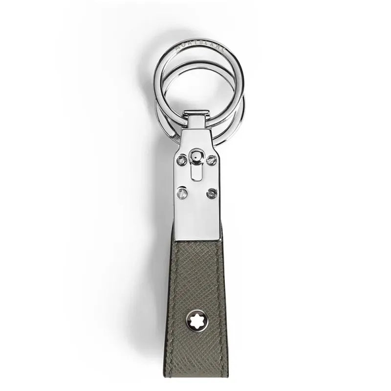 Porte-clés Montblanc avec passant Sartorial gris moyen 199387