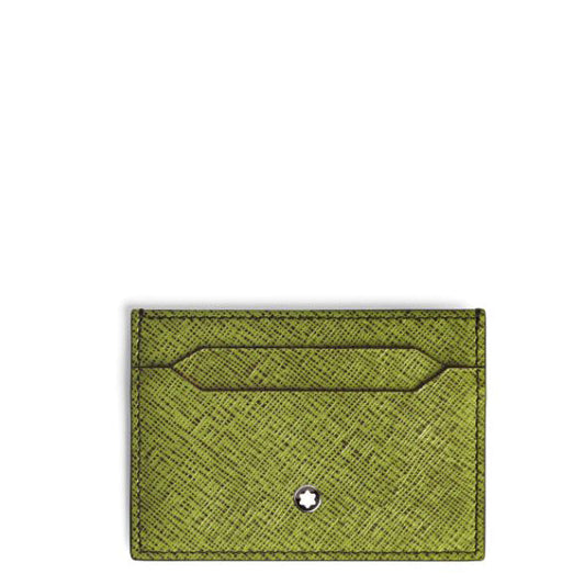 Porte-cartes Montblanc Sartorial à 5 ​​compartiments, multi-citron vert/cassis 199388