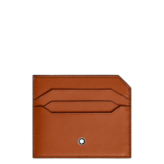 Porte-cartes Montblanc 6 compartiments, couleur rouille douce, 198754