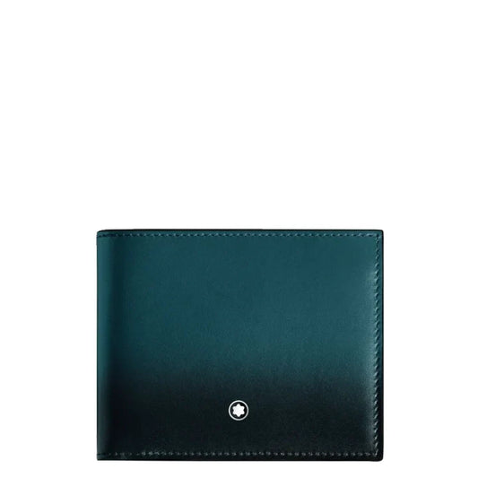 Portefeuille Montblanc Meisterstück 6 compartiments, bleu de Chypre 198800