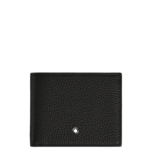 Portefeuille Montblanc avec porte-monnaie, 4 compartiments, noir 220217