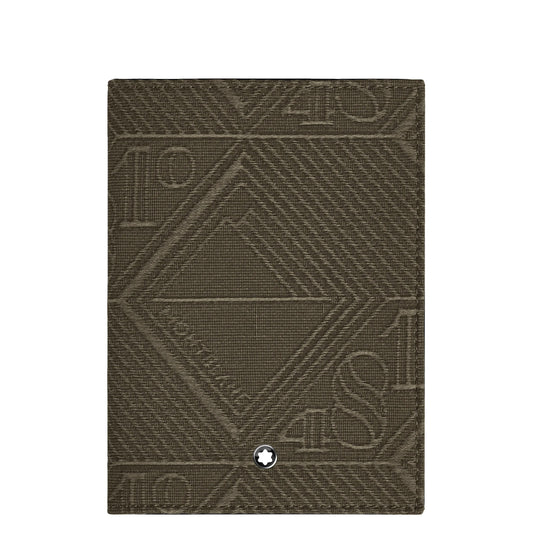 Étui passeport Montblanc 4810 Vert kaki 220265