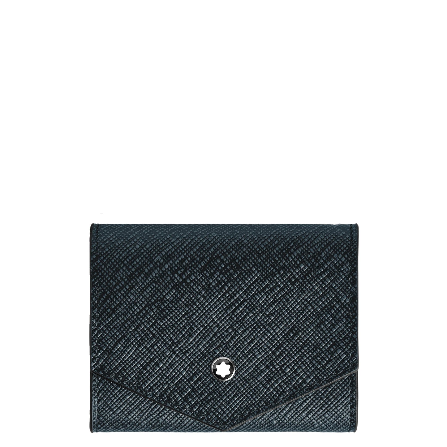 Montblanc porte-monnaie Sartorial tweed bleu 220348