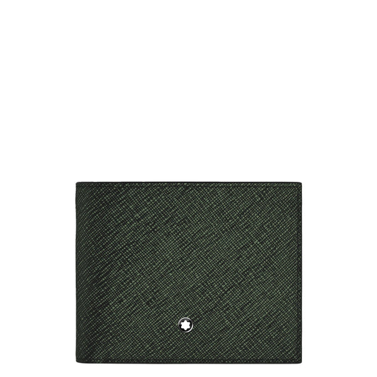 Montblanc portefeuille 6 compartiments sartorial tweed kaki 220385
