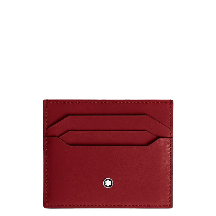 Porte-cartes Montblanc 6 cartes, couleur rouille foncée douce, 198809