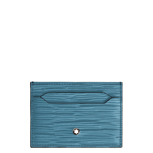 Montblanc porte-cartes 5 compartiments 4810 Bleu Fumé 199349