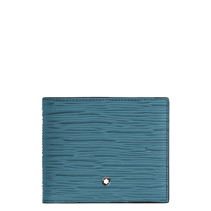 Montblanc portefeuille 8 compartiments 4810 Bleu Fumé 199343