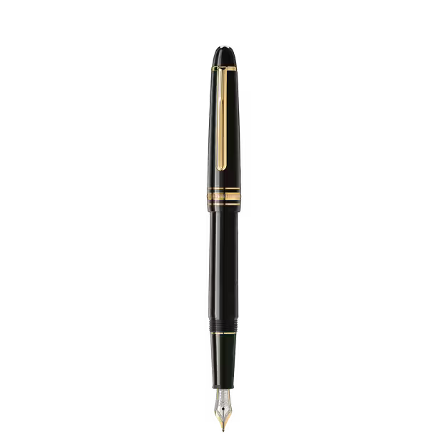 Stylo plume Montblanc Meisterstück Classique plaqué or M 132464