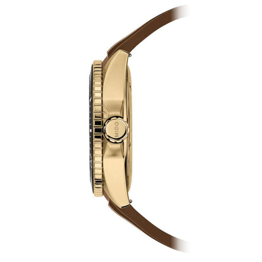 Montre Mido Ocean Star GMT 44 mm Noir Automatique Acier PVD Or Jaune M026.629.37.291.00