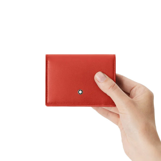 Portefeuille Montblanc Soft Continental Nano Corail 198009