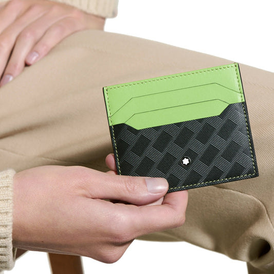 Porte-cartes Montblanc Extreme 3.0 6cc Noir/Citron vert 199418