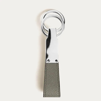 Porte-clés Montblanc avec passant Sartorial gris moyen 199387