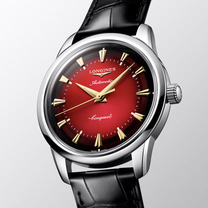 Longines montre Conquest Heritage Year of the Snake Edition 40mm rouge automatique acier L1.651.4.09.2
