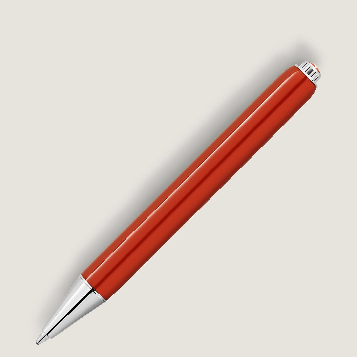 Montblanc stylo-bille Heritage Rouge et Noir “Baby” Édition Spéciale Couleur Corail 127858